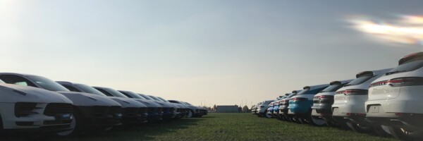 Fahrspur auf Parkplatz mit GrassProtecta