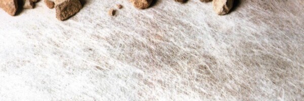 Vlies unter grobem Schotter