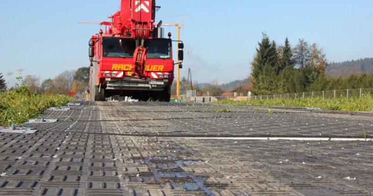 ExtremeGrip befahren durch Schwerlast-Kran