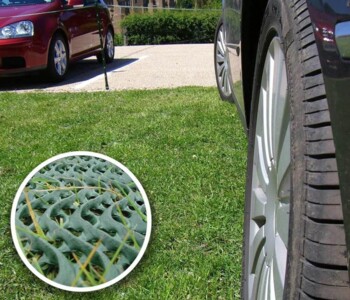 GrassProtecta auf Rasenparkplatz