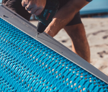 Verbindungsprofil zum Verbinden von Sandmatten