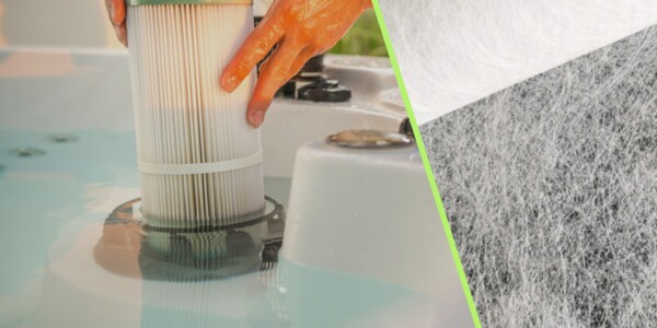 Einsatz von Geotextil als Filtervlies